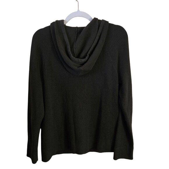 Michael Michael Kors Waffle Weave Thermal Hooded Pullover Size L - Picture 3 of 6